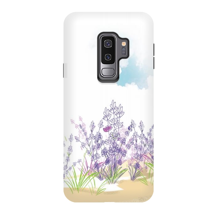 Galaxy S9 plus StrongFit Lavender flower by Bledi