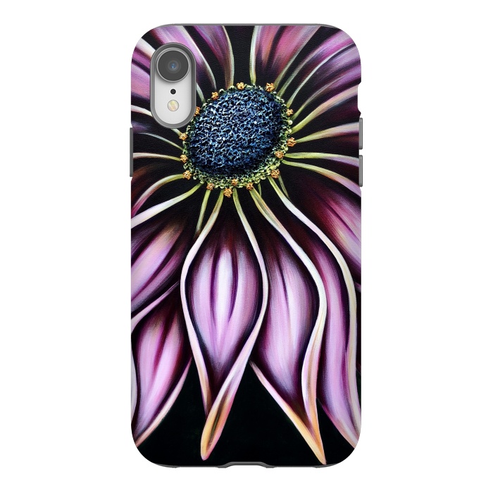iPhone Xr StrongFit Wild Cone Flower by Denise Cassidy Wood
