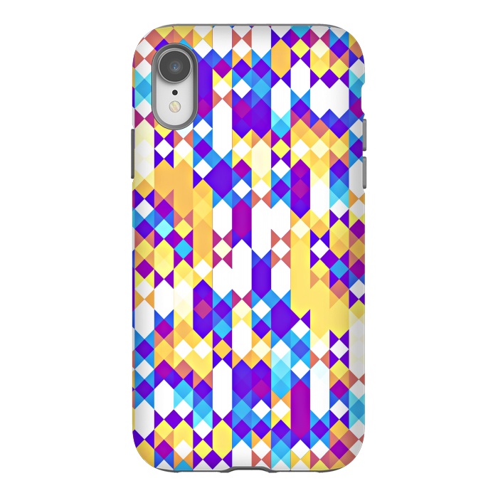 iPhone Xr StrongFit Colorful Pattern I by Art Design Works