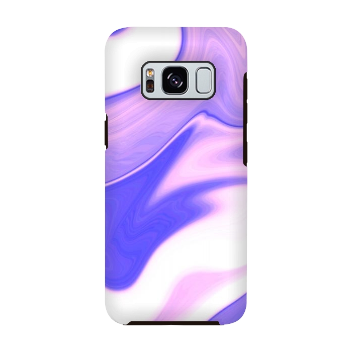 Galaxy S8 StrongFit Pink, Purple and White by Ashley Camille