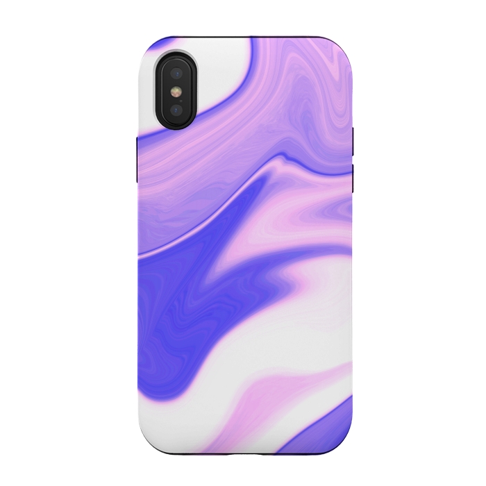 iPhone Xs / X StrongFit Pink, Purple and White by Ashley Camille