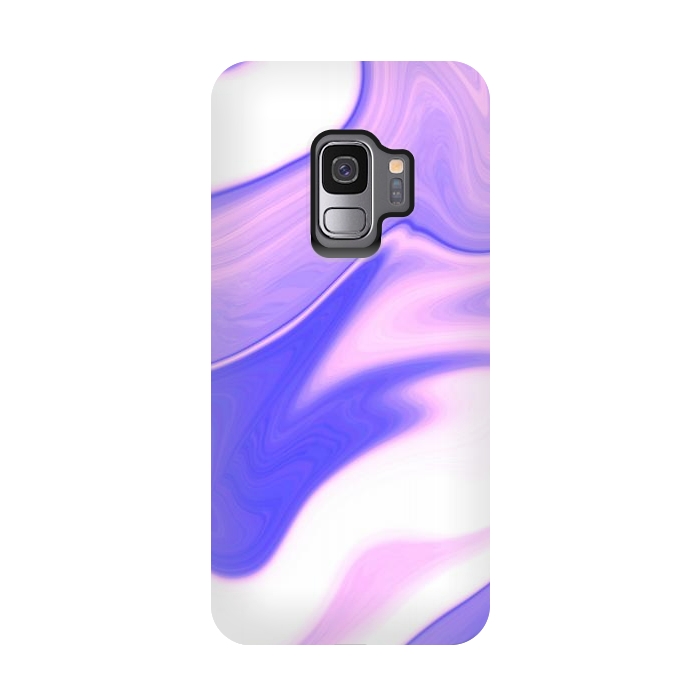 Galaxy S9 StrongFit Pink, Purple and White by Ashley Camille