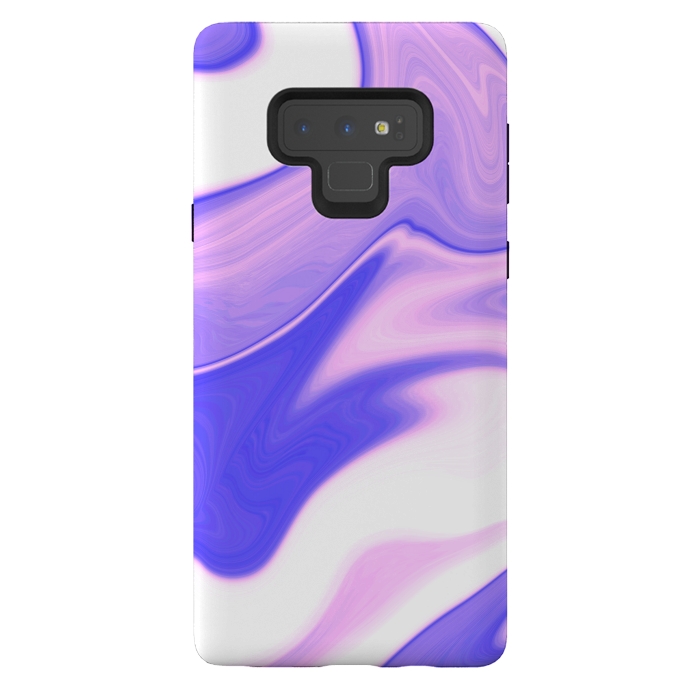 Galaxy Note 9 StrongFit Pink, Purple and White by Ashley Camille