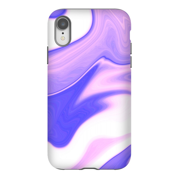 iPhone Xr StrongFit Pink, Purple and White by Ashley Camille