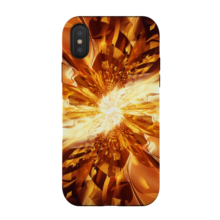iPhone Xs / X StrongFit Fractal Art I by Art Design Works