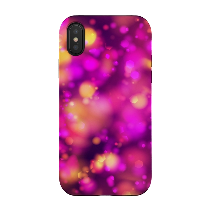 iPhone Xs / X StrongFit Lovely Bokeh Effect design by Art Design Works