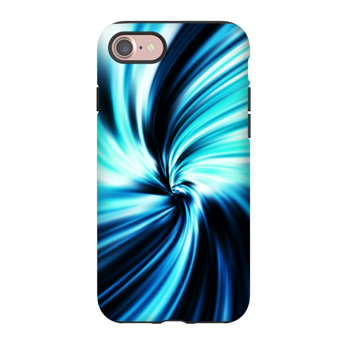iPhone 7 StrongFit Blue Swirl by Art Design Works