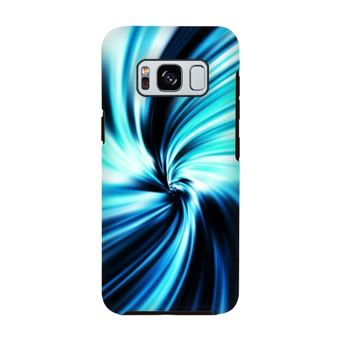 Galaxy S8 StrongFit Blue Swirl by Art Design Works