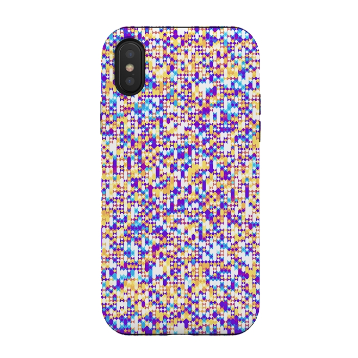 iPhone Xs / X StrongFit  Colorful Pattern II by Art Design Works