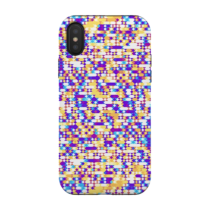 iPhone Xs / X StrongFit  Colorful Pattern III by Art Design Works