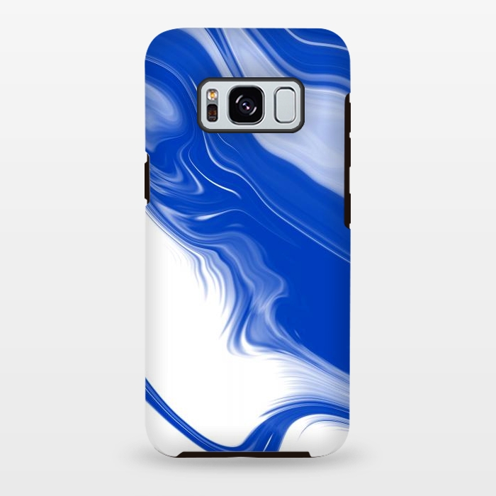 Galaxy S8 plus StrongFit Blue Waves by Ashley Camille