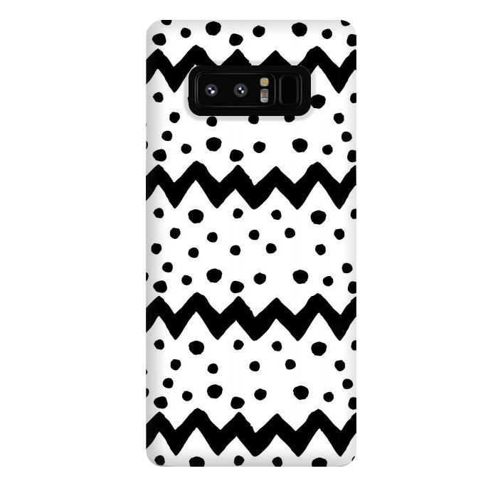 Galaxy Note 8 StrongFit Nordic pattern by Laura Nagel