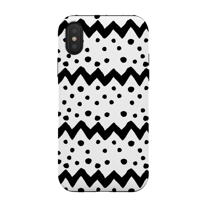 iPhone Xs / X StrongFit Nordic pattern by Laura Nagel