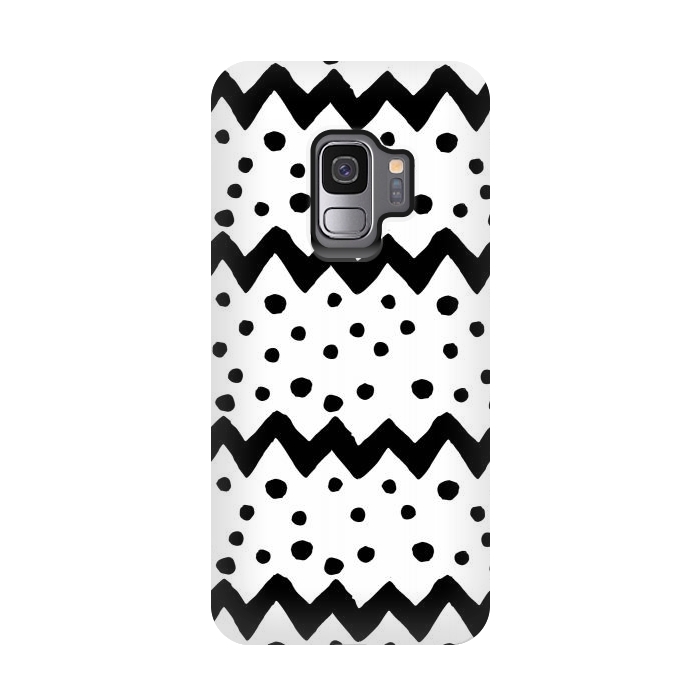 Galaxy S9 StrongFit Nordic pattern by Laura Nagel