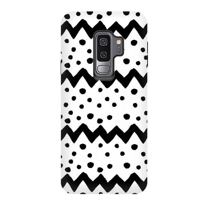 Galaxy S9 plus StrongFit Nordic pattern by Laura Nagel