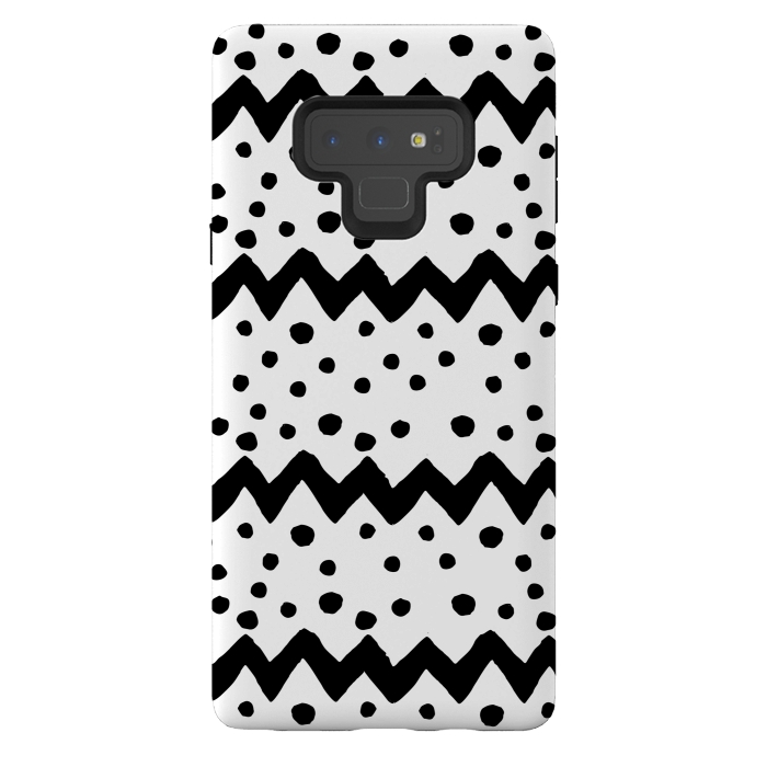 Galaxy Note 9 StrongFit Nordic pattern by Laura Nagel