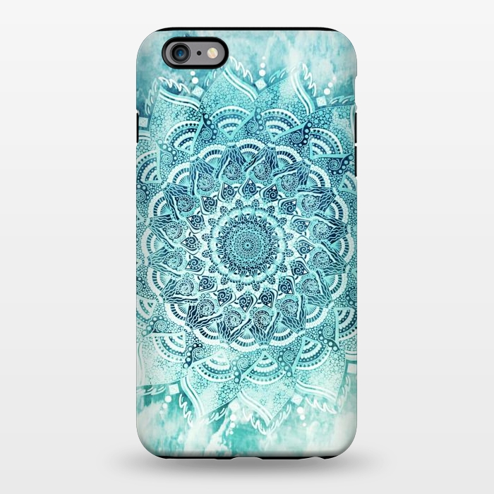 iPhone 6/6s plus StrongFit Mandala turquoise by Jms