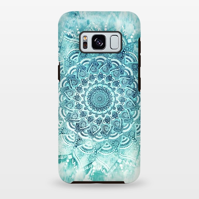 Galaxy S8 plus StrongFit Mandala turquoise by Jms