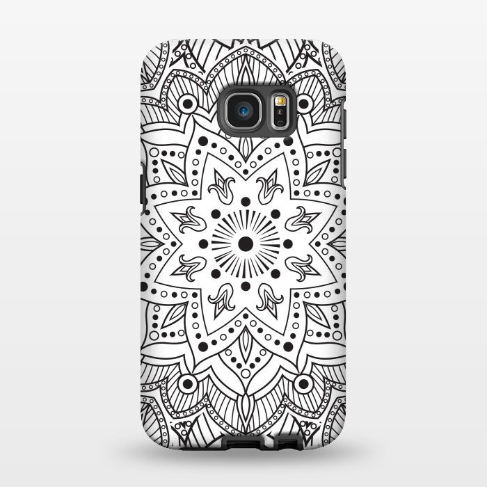 Galaxy S7 EDGE StrongFit Perfection Mandala by Bledi