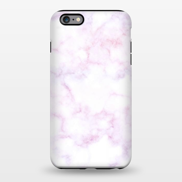 iPhone 6/6s plus StrongFit Soft white pink marble by Oana 