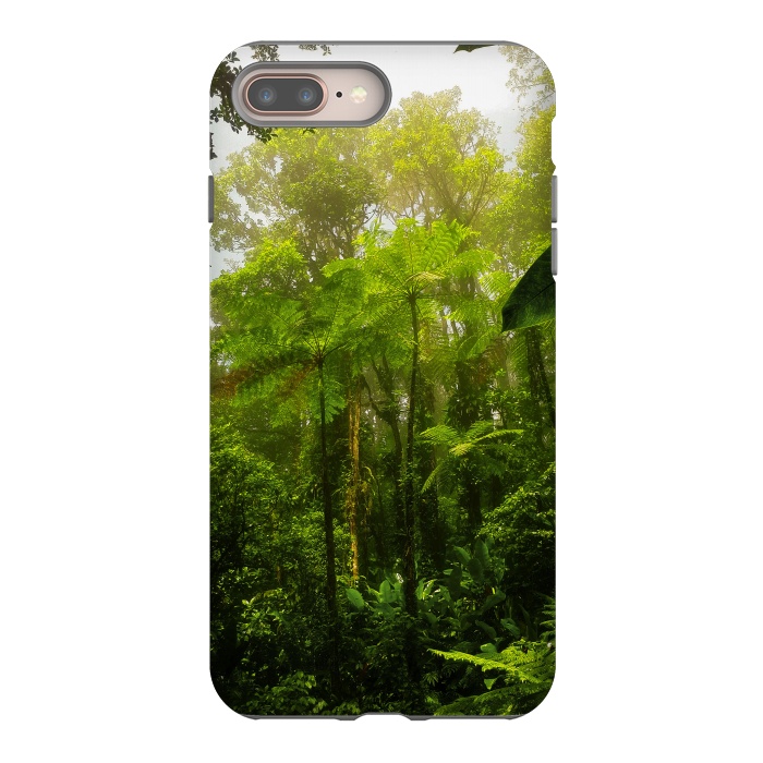 iPhone 7 plus StrongFit Rainforest Misty Green Soul  by BluedarkArt