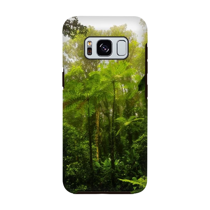 Galaxy S8 StrongFit Rainforest Misty Green Soul  by BluedarkArt