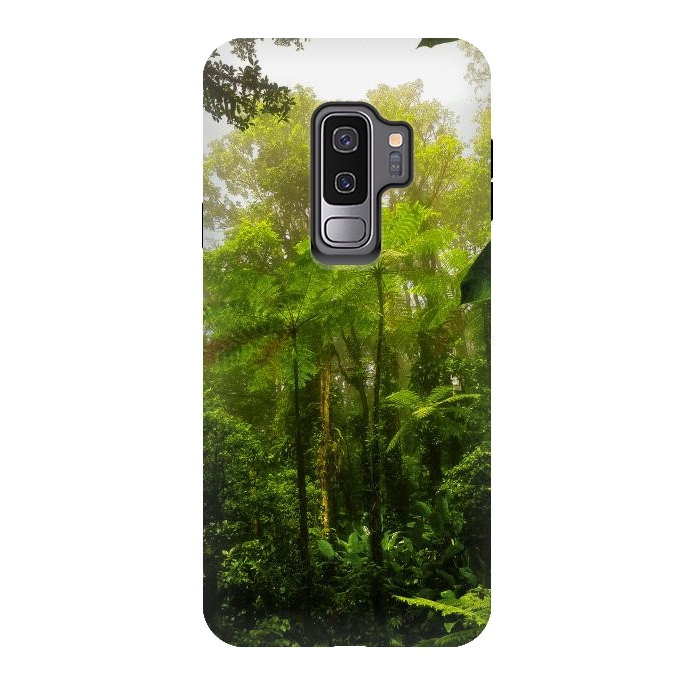 Galaxy S9 plus StrongFit Rainforest Misty Green Soul  by BluedarkArt