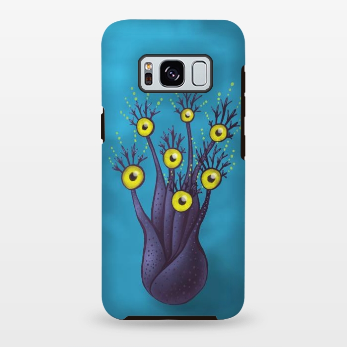 Galaxy S8 plus StrongFit Tree Monster With Yellow Eyes | Digital Art by Boriana Giormova