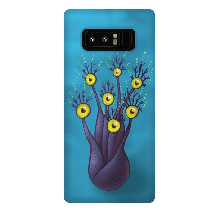 Galaxy Note 8 StrongFit Tree Monster With Yellow Eyes | Digital Art by Boriana Giormova