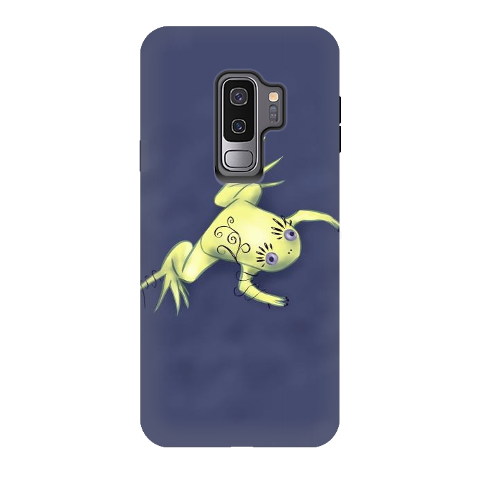 Galaxy S9 plus StrongFit Weird Frog With Funny Eyelashes Digital Art by Boriana Giormova