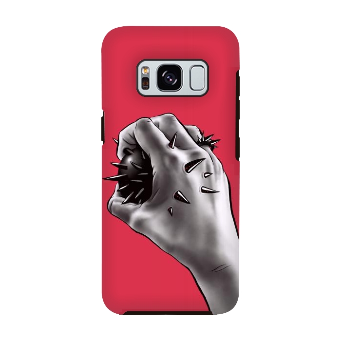 Galaxy S8 StrongFit Gothic horror art - stabbed hand  by Boriana Giormova