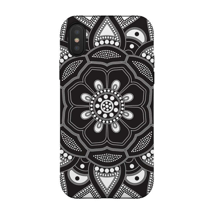 iPhone Xs / X StrongFit Mandala Creation, all points for one by Bledi