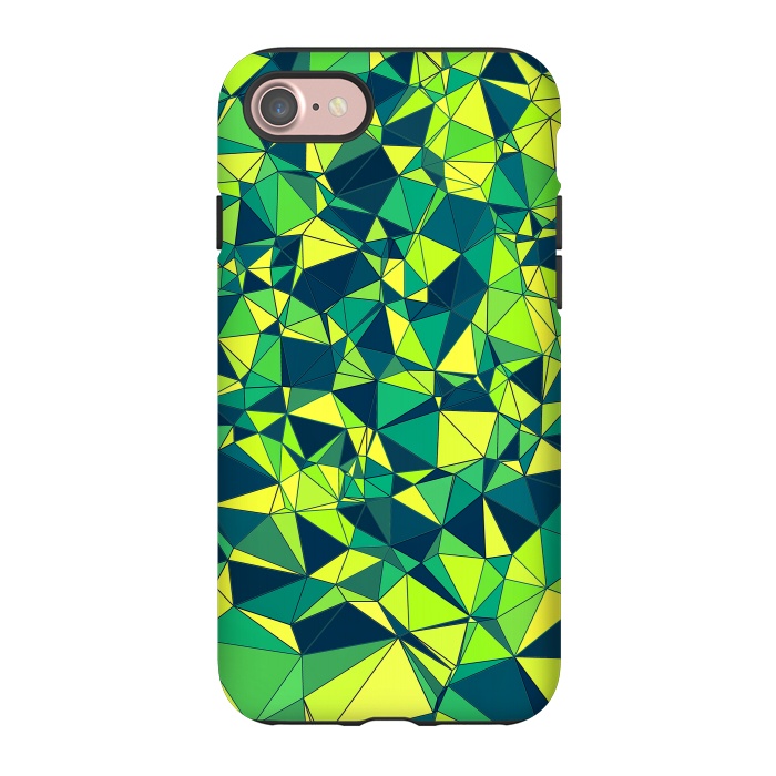 iPhone 7 StrongFit Green Low Poly Design by Art Design Works