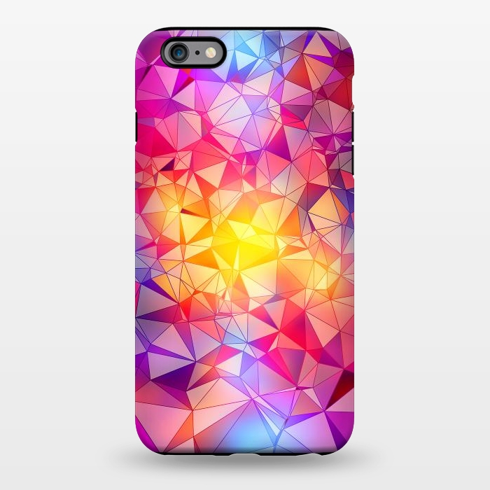iPhone 6/6s plus StrongFit Colorful Low Poly Design by Art Design Works