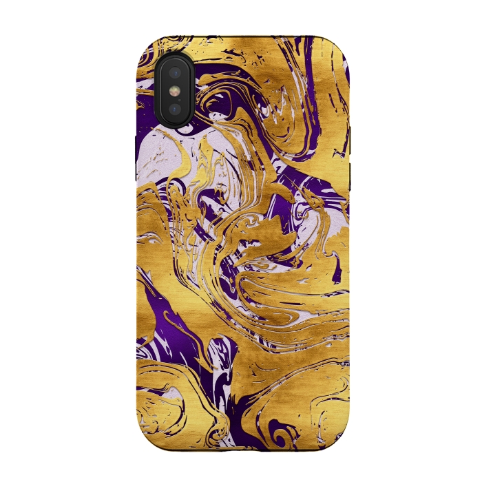 iPhone Xs / X StrongFit Abstract Marble Design by Art Design Works