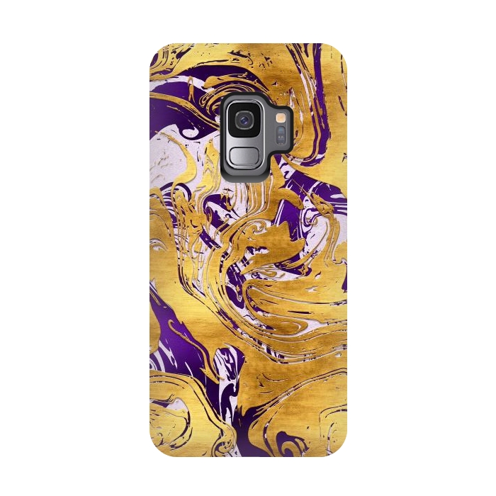 Galaxy S9 StrongFit Abstract Marble Design by Art Design Works