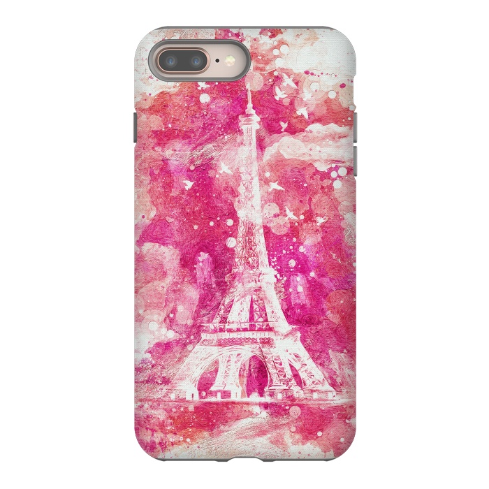 iPhone 7 plus StrongFit Artistic XLIV - Eiffel Tower Paris by Art Design Works