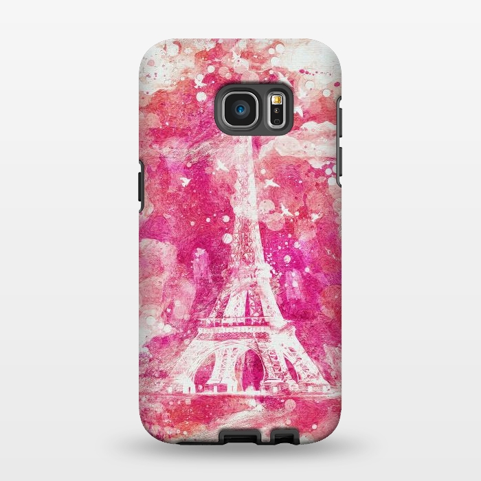 Galaxy S7 EDGE StrongFit Artistic XLIV - Eiffel Tower Paris by Art Design Works