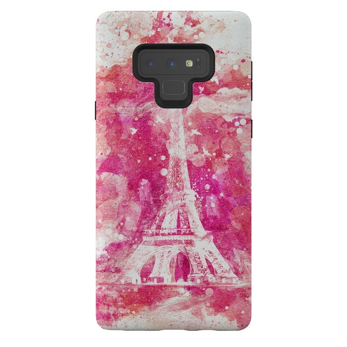 Galaxy Note 9 StrongFit Artistic XLIV - Eiffel Tower Paris by Art Design Works