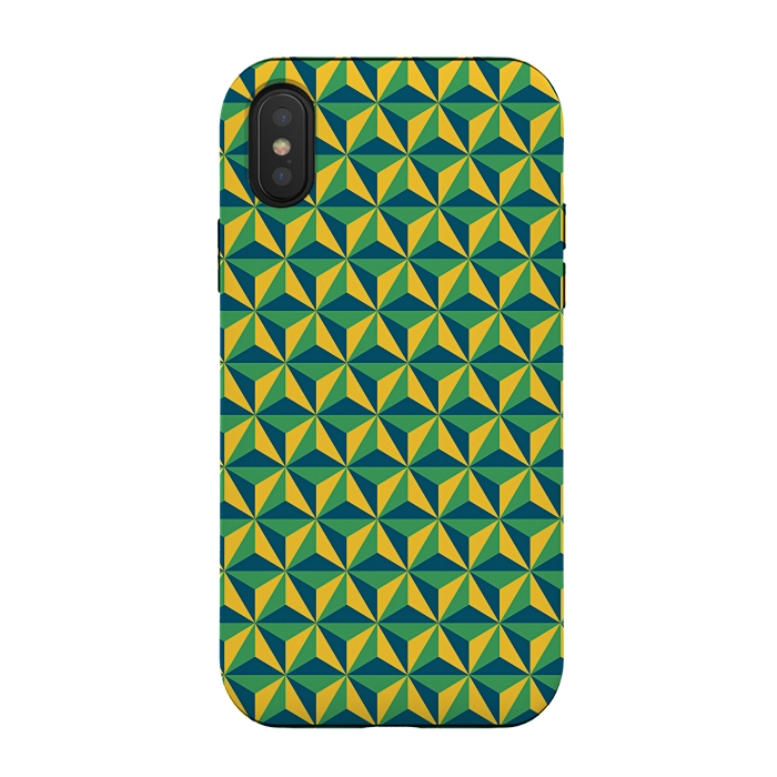 iPhone Xs / X StrongFit Geometric Pattern IV by Art Design Works