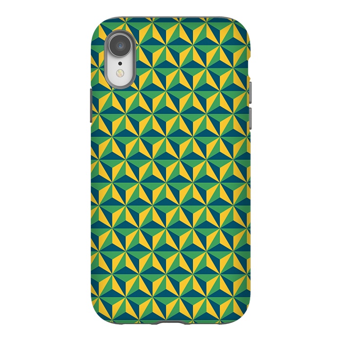 iPhone Xr StrongFit Geometric Pattern IV by Art Design Works