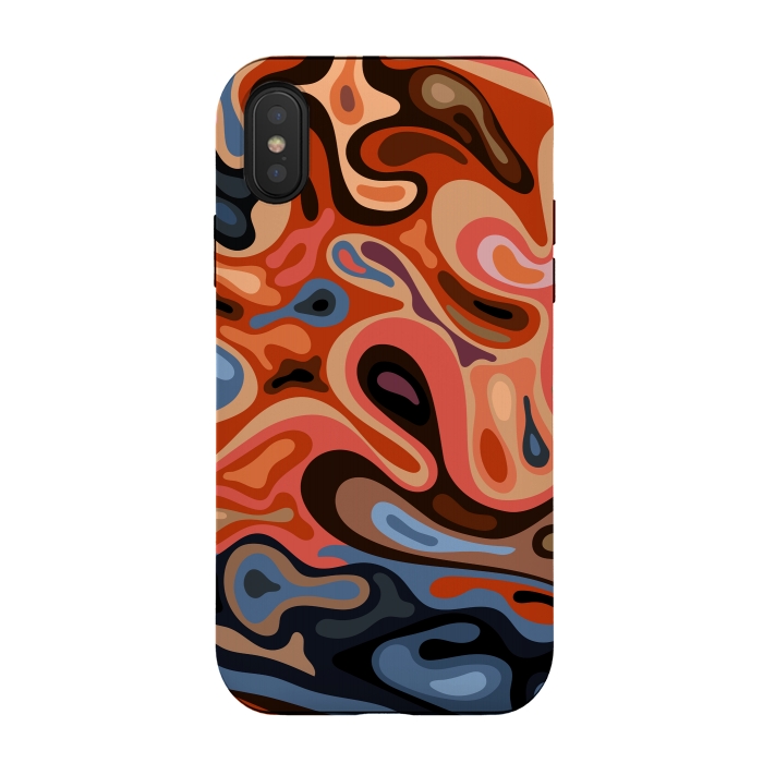 iPhone Xs / X StrongFit Liquid surface by Bledi