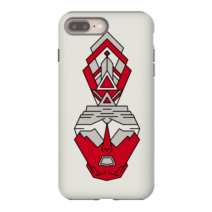 iPhone 7 plus StrongFit aztec human tribal by TMSarts