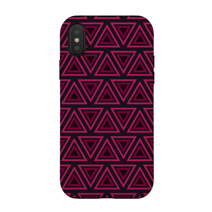 iPhone Xs / X StrongFit tribal triangle by TMSarts