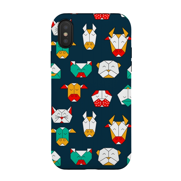 iPhone Xs / X StrongFit jungle animals by TMSarts