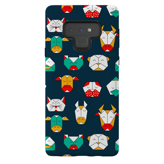 Galaxy Note 9 StrongFit jungle animals by TMSarts