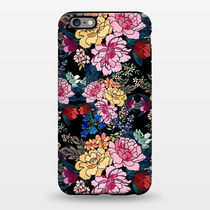 iPhone 6/6s plus StrongFit stylish winter flowers bouquets illustration  by InovArts