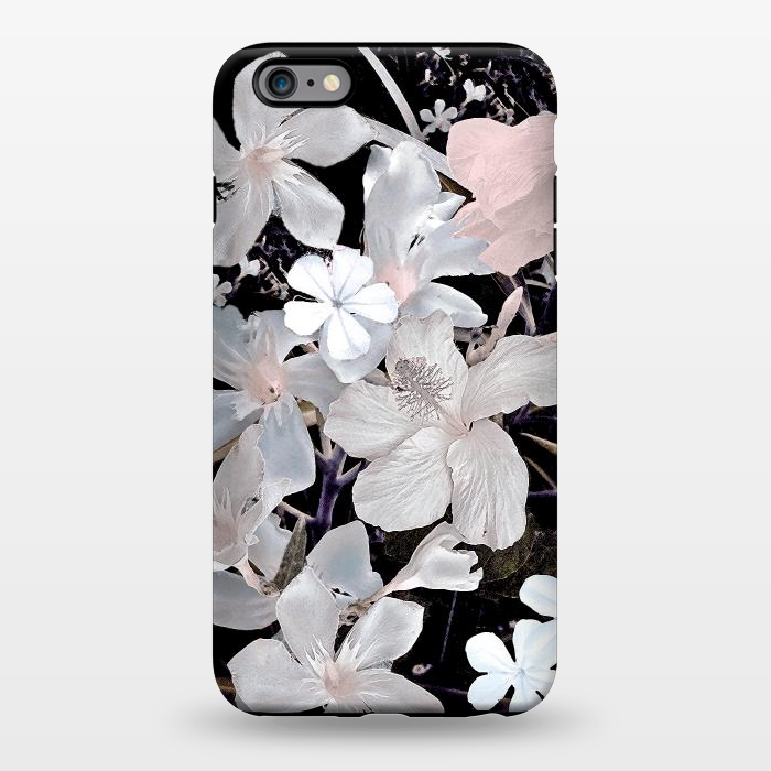 iPhone 6/6s plus StrongFit Dark flowers II by Susanna Nousiainen