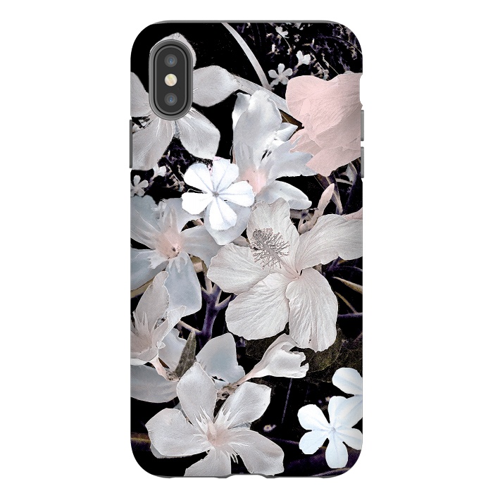iPhone Xs Max StrongFit Dark flowers II by Susanna Nousiainen