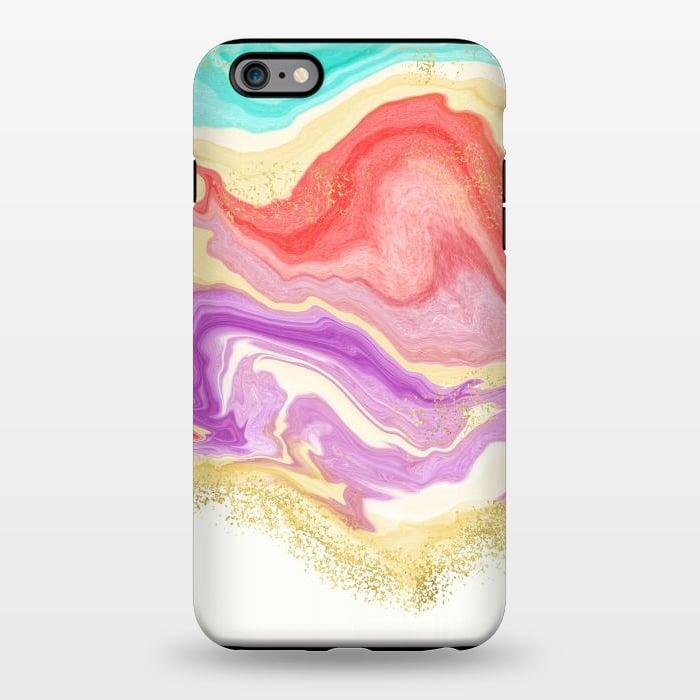 iPhone 6/6s plus StrongFit Colorful Marble by Noonday Design